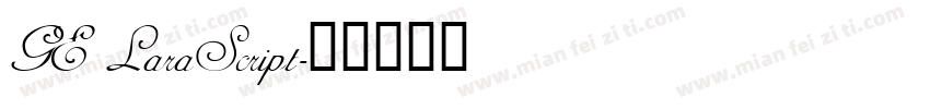 GE LaraScript字体转换